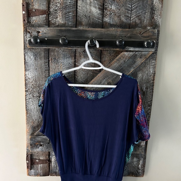 Cha Cha Vente Short Sleeve Top Multi Coloured - Size Small - Picture 2 of 3